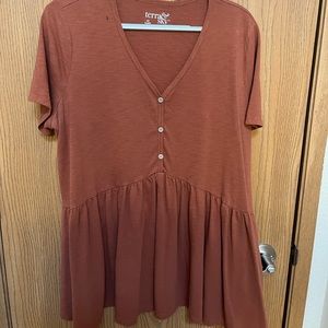 Orange Flowey Women’s Top